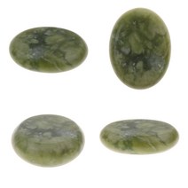 STK 얼굴에 대 한 4 조각 옥 뜨거운 마사지 돌 핫 스톤 스파 마사지 6 x 8cm