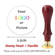 custom logo custom 맞춤형 초대 인감 인감 결혼식 생일 우표 수집 앨범, 2.5cm