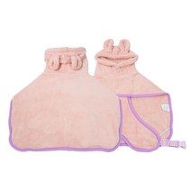 강아지 옷 티셔츠 애견의류 반려동물 목욕 가운 빠른 건조 흡수 후드 테디 페이두 코기, 14.A - L