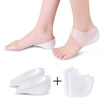디엠몰 양말속 티안나는 실리콘 키높이깔창 쿠션 뒤꿈치패드