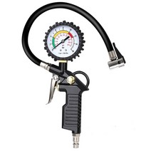 압력게이지 디지털압력계 디지털 0-220psi 공기 타이어 인플레이션 건 for car, 일본식 블랙