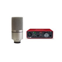 Focusrite Scarlett Solo 3rd Gen 콘덴서마이크, MXL 990