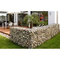 개비온 온양석 돌담 철망 와이어매쉬 사각철망 정원, 구멍 50x50mm 0.5x0.5x0.5m