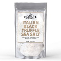 이탈리아 블랙 트러플 소금 170g (송로 버섯 씨 솔트) Caravel Gourmet Truffle Fine Sea Salt, 1개