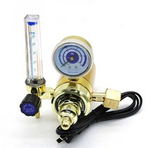용접 감압기 압력 게이지 알곤 가스 co2 유량계, CO2가열측정기110V(고급모델)
