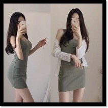 봄원피스 키작녀 하객원피스 데이트룩 니트 민소매 여름 가을 꾸안꾸 20 30대 데일리룩