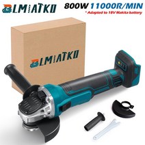 충전그라인더 전동 그라인더 업그레이드 800w 100mm125mm makita 배터리 diy 전동 공구 커팅 머신 폴리셔 용 3 속도 브러시리스 무선 앵글 그라인더