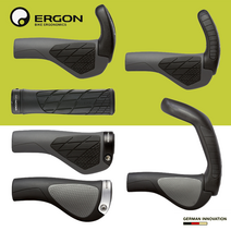 에르곤 GA2 자전거 핸들 그립, 블랙-컴포트 투어링/시티MTB-GP1-L, 1개