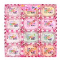 자연과학습 1000 푹신푹신 솜사탕 슬라임 12개입 1box