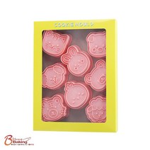 이홈베이킹 동물얼굴푸쉬커터8종, 단품