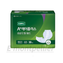 유한킴벌리 남녀공용 디펜드 속 기저귀 라운드형 성인기저귀/패드 대형, 29x56cm/라운드 대형, 30개입, 8개