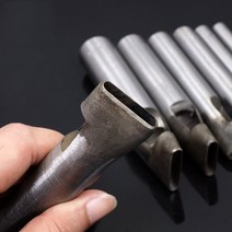 각끌기 각끌 목공 날 사각 드릴 비트 5mm 152025mm diy 링 가죽 공예 펀처 플랫 홀 펀치 메이커 커터 치즐 도구 세트, 5x25mm