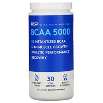RSP Nutrition 분지쇄아미노산 BCAA 5000 캡슐 240정