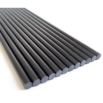 4.0mm 탄소 섬유 봉 4.0x300mm 12개 단단한 튜브 (돌출) 1/1.5/2/3/5mm 사용 가능