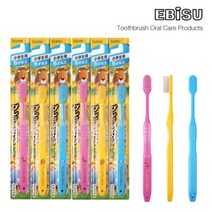 [EBISU] 일본 에비스칫솔 프리미엄미세모 6세이상 어린이용 6개, 단품