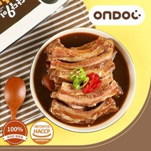 [온도씨]꿀을 넣은 국내산 달달구이 간장 등갈비찜 1kgx1팩, 단품, 1팩, 1kg