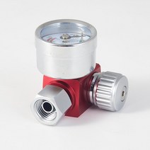 미니 HVLP 공압 환경 보호 스프레이 건 H-2000PA 노즐 0.8 1.0 1.2mm 압력 조절기, [03] Pressure regulator, [02] EU 플러그