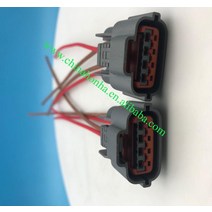 알터네이터 10pcs 4 핀 6098-0144 교류 발전기 수리 플러그 커넥터 와이어 하네스 피그 테일 포함