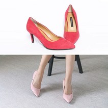 금수화 여성 스웨이드 스틸레토힐 7cm