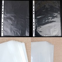 A4 화일속지 100P 반투명 파일내지 클리어화일내지, 투명