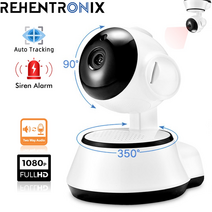 홈캠 가정용CCTV 펫캠 1080p hd wifi ip 카메라 ptz 보안 카메라 스마트 홈 실내 자동 추적 베이비 모니터 인간 홈 보안 감시 183, 1080p 카메라 128g, 영국 플러그