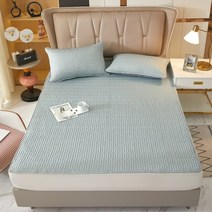 여름 시원한 침대 쿨매트 솔리드 컬러 라텍스 침대 매트 업그레이드 빨 아이스 냉 매트, 색상 1, 3개 세트 200x220cm
