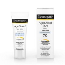 Neutrogena Age Shield Face Lotion Sunscreen Broad Spectrum 뉴트로지나 로션 선스크린 SPF70 88ml