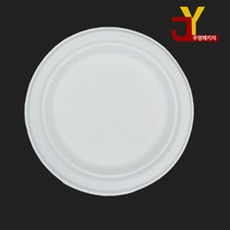 펄프 원형 접시 7인치 W 800개