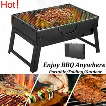 차콜스타터 숯점화통 bbq 바베큐 그릴 접이식 휴대용 숯 스토브 캠핑 정원 야외 미니 숯 그릴, 없음