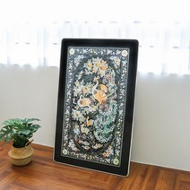 전통 봉황자개 다용도 접이식 밥상 다과상 대형 900x600cm, 단품