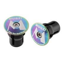 자전거보조손잡이 핸들 그립 바 자전거 엔드 플러그 알루미늄 합금 산악 캡 접이식 액세서리 1 쌍 드롭 배송, A