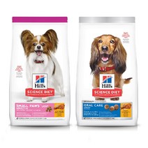 힐스 사이언스 다이어트 10330HG 강아지 어덜트 스몰포라이트 1.5kg + 9281 어덜트 오랄케어 1.8kg, 1세트