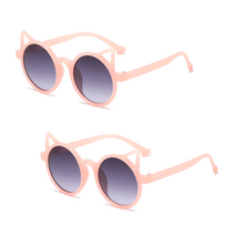 리빙듀오 파티 선글라스 안경 인생네컷 생일 인싸 외계인 픽셀 2개 한세트, 02.고양이선글라스 핑크(063)