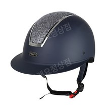 RIF 승마 헬멧 승마 장비 유소년 승마 헬멧 성인 승마 장애물 헬멧 CE 인증 조절 가능, 54cm, 글리터다크블루 빅캡