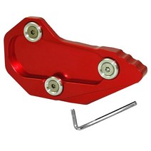 오토바이 리프트 오토바이 CNC 킥 스탠드 발 사이드 확장 패드 지지판 BMW R1200RS RS/R 2015-2018, 03 Red