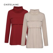 [샤트렌] [롯데홈쇼핑 혜택][정상가 171 000]프릴 저지 블라우스