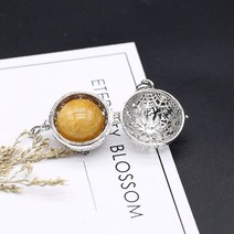 천연 보석 스톤 라운드 청금석 Lazuli 펜던트 수제 공예 DIY 목걸이 팔찌 귀걸이 액세서리 여성 만들기 25x27mm