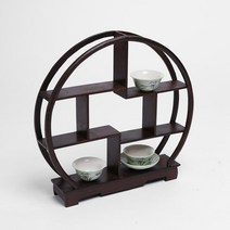 F02 원형 찻잔 다관 장식장 30x30cm 찻잔장식장 고 _ 999763EA, 쿠팡 본상품선택, 쿠팡 본상품선택