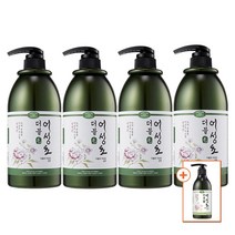[더블모 5종세트] 어성초 샴푸 1000ml(4개)+헤어팩 300ml(1개), 1세트(샴푸4개+모발팩1개)