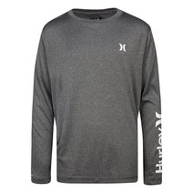 Hurley 남아용 긴소매 래쉬가드 셔츠 드림 블루