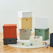 샘책장호환 한샘 폴리 수납바스켓 시리즈 3P 대/중/뚜껑 한샘온라인, 뚜껑 3P, 옐로우(W)