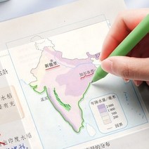 투명 메모지 메모시트 점착 접착 인덱스 노트필기 지도, 초대형