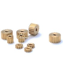 스퍼기어 미니 구리 스퍼 8T 9T 10T 11T 12T 13T 14T 16T 20T 0.98mm 1mm RC부품, 18.20T-1.98mm Hole - Thickness