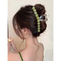 리빗 악세사리 헤어집게 파스텔 투명 집게핀 7컬러