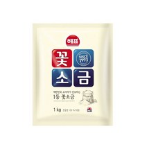 해표 꽃소금, 1kg, 5개