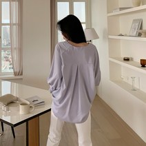 핏앤제이ㅡ 리아티 V넥 나그랑 블라우스