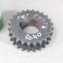 082 체인기어 스프라켓 40번 축경45 2련