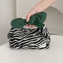 피크닉도시락 가방 런치박스 소풍 직장인 보냉 hylhexyr 폴리에스터 면 도시락 상자 houndstooth 얼룩말 패턴 도시락 kids cute bow design tote, 조잡한 얼룩말 줄무늬