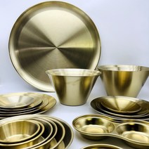 티타늄 그릇 접시 찬기 모음 업소용 고급 스텐 샤틴 접시 볼, 5. 빙수볼3호(17cm)