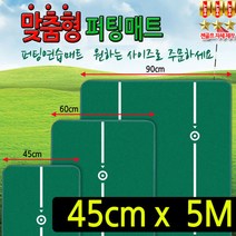 MDF2301 맞춤형 퍼팅매트 (폭 : 45cm 길이 : 5m)_홀컵(랜덤)1